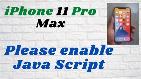 how do i get javascript to work on my iphone