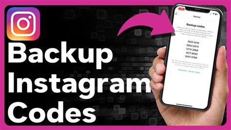 how do i get my instagram backup code from facebook