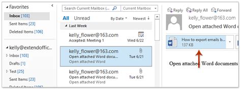how do i get outlook to open attachments automatically