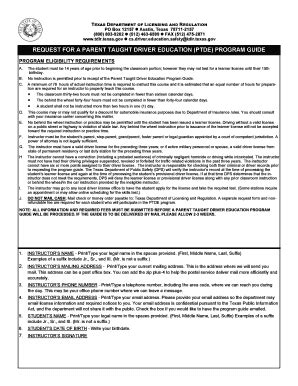 how do i get ptde program guide