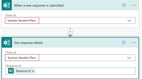 how do i get responses from microsoft forms in power automate