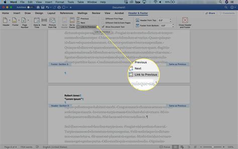 how do i get rid of a header and footer in word