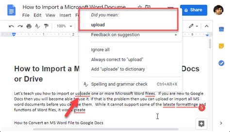 how do i get spell check on google docs