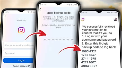 how do i get the authentication code for instagram when logged out