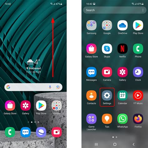how do i get to app settings on android