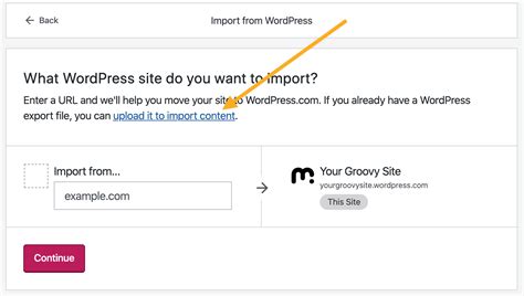 how do i import a template into wordpress