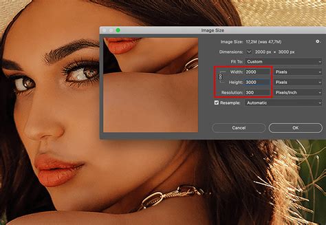 how do i increase the resolution of an image in photoshop