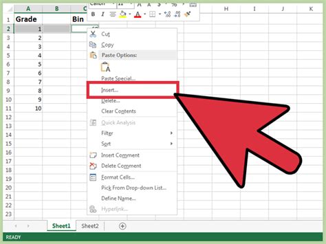 how do i insert 10 rows in excel
