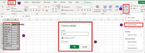 how do i make excel cells wider