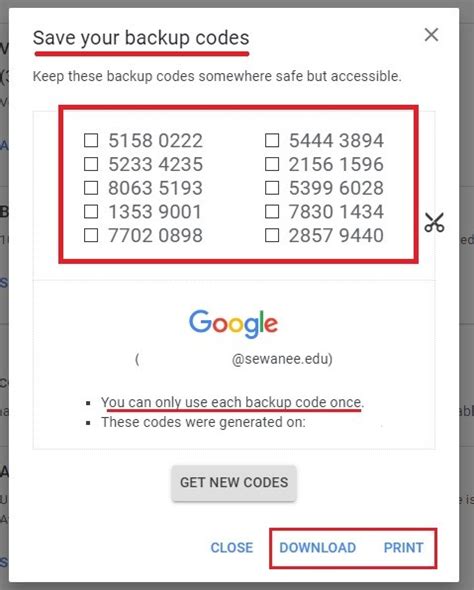how do i recover my google authenticator backup code