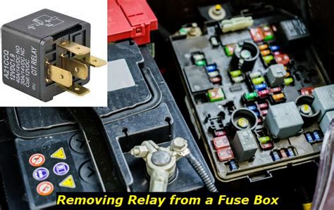 how do i remove a relay from my fuse box