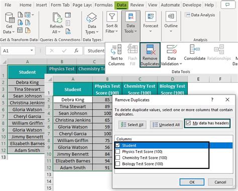 how do i remove duplicates from multiple columns in excel