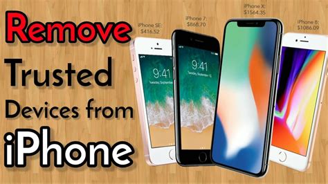 how do i remove old iphone from trusted devices