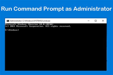 how do i run a command as administrator in cmd