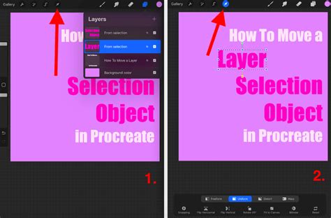 how do i select in procreate