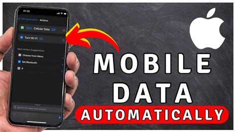 how do i stop my mobile data from automatically turning on iphone