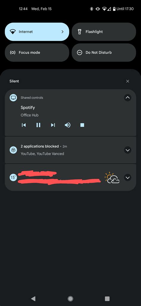 how do i stop spotify from pausing when i get a notification