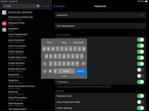 how do i switch to regular keyboard on ipad