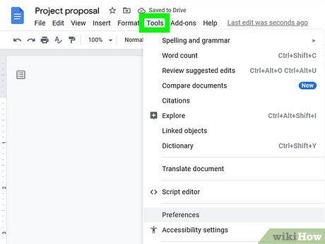 how do i turn off spell check on google docs