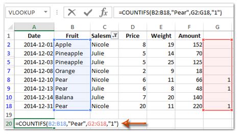 how do i use countif in excel with filtered data