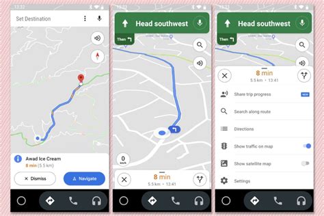 how do i use google maps with android auto