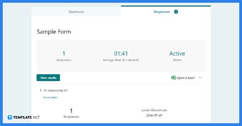 how do i view responses in microsoft forms