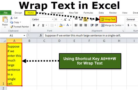 how do i wrap text in excel cell