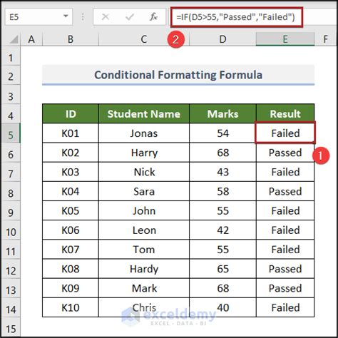 how do i write a formula in excel with conditions