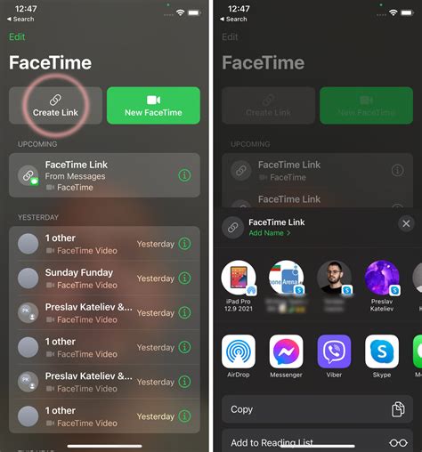 how do iphone and android facetime