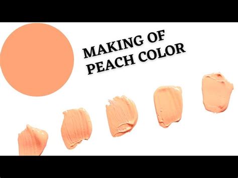 how do we make peach colour