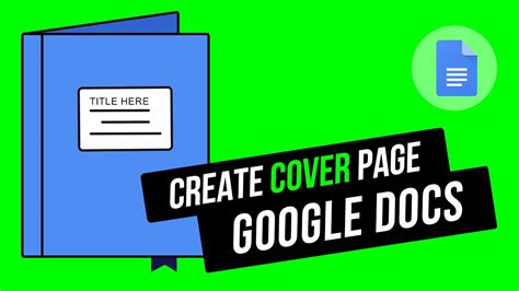 how do you add a cover page in google docs