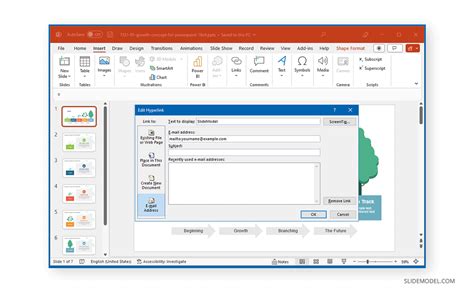 how do you add hyperlink in powerpoint
