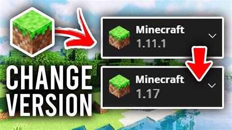 how do you change versions in minecraft java