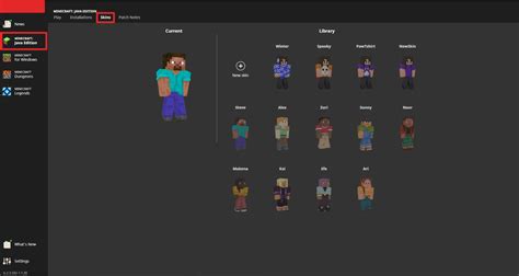 how do you change your avatar in minecraft java