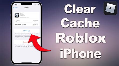 how do you clear roblox cache on iphone