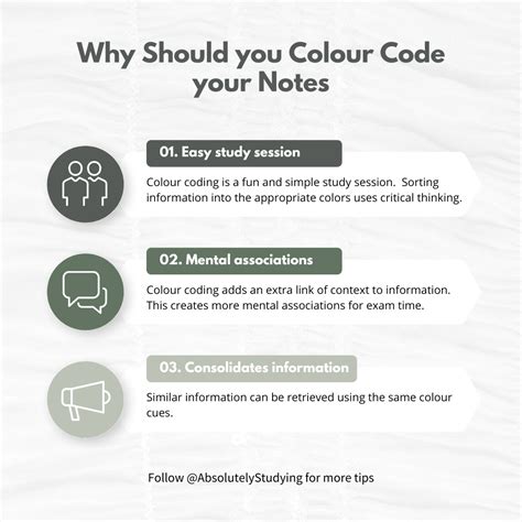 how do you color code notes