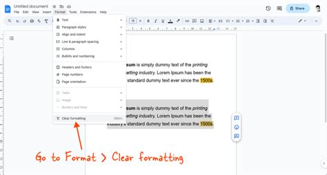 how do you copy and paste in google docs without changing the format