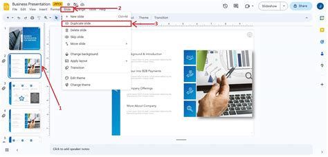 how do you copy and paste slides