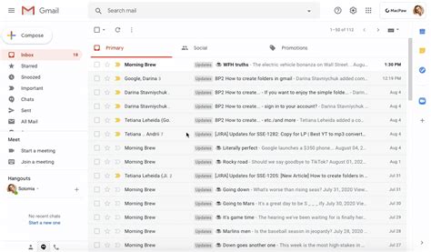 how do you create a new folder in gmail app