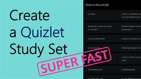 how do you create a quiz on quizlet