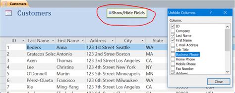 how do you create a split form in access