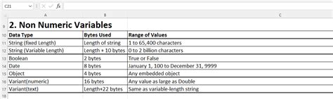 how do you define a variable in excel