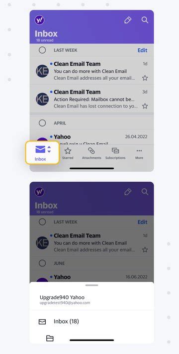 how do you delete a folder in yahoo mail on iphone