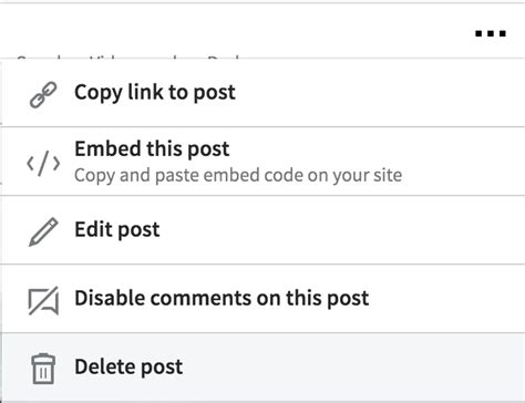 how do you delete a photo from a linkedin post
