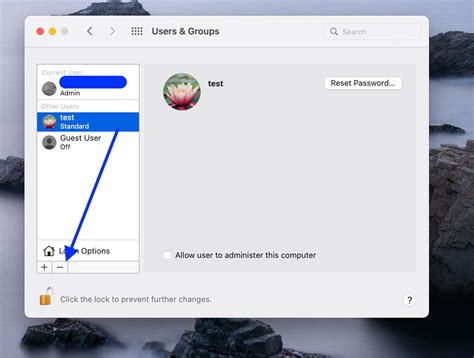 how do you delete a profile from mac