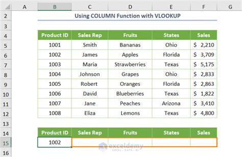 how do you drag a vlookup formula horizontally and vertically