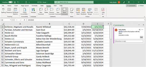 how do you edit a comment in excel