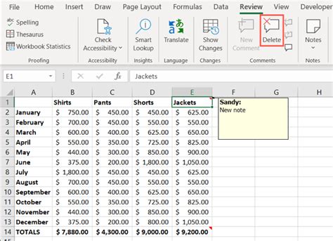 how do you edit a note in excel