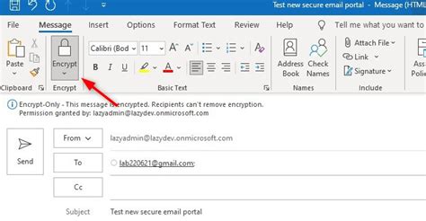 how do you encrypt a file in outlook