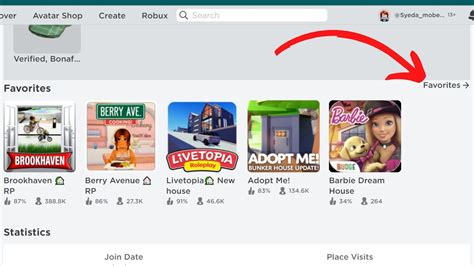 how do you favorite a game in roblox on mobile